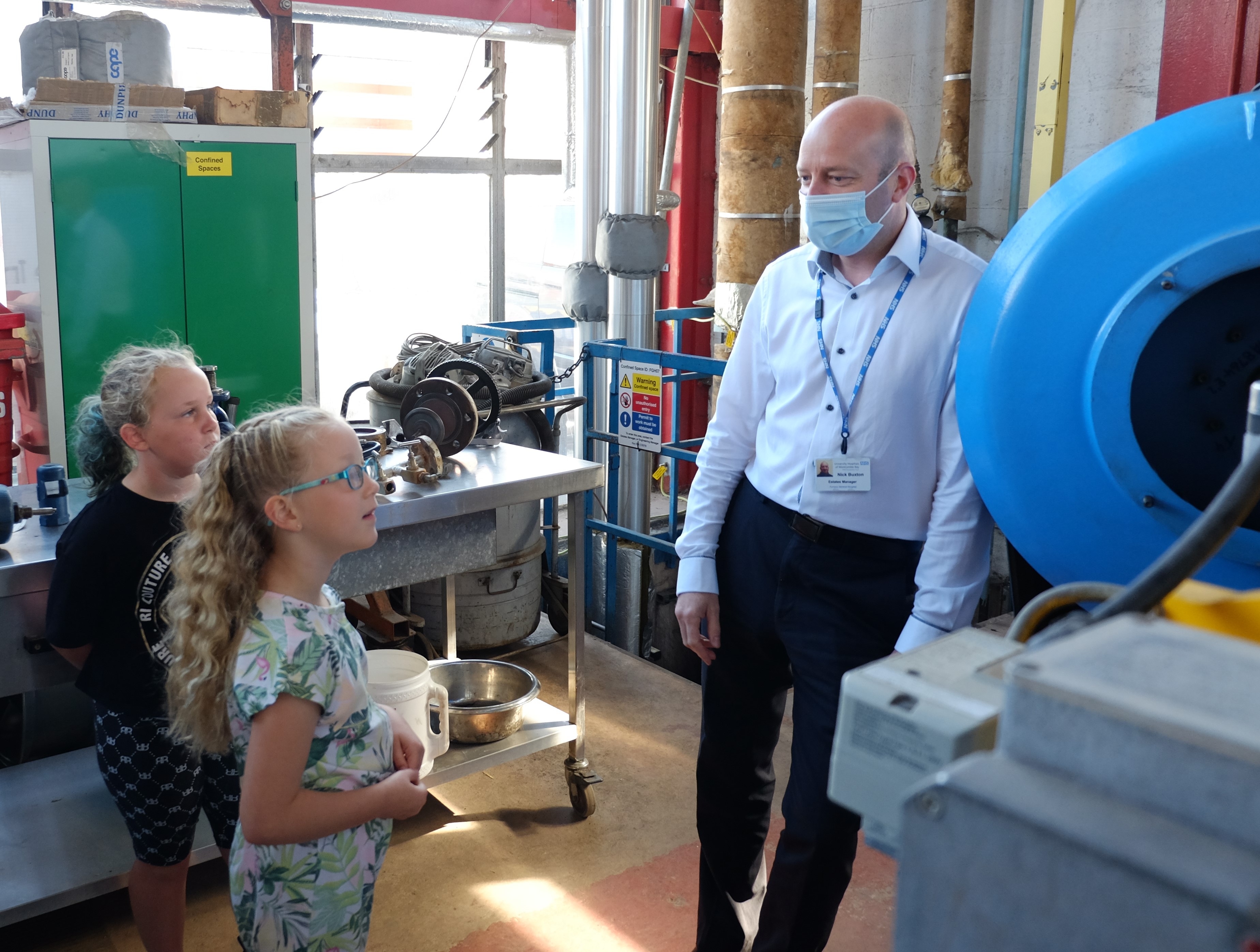Young Fundraisers FGH Tour with Sue Smith Bay Hospital Charity UHMBT Boiler House 2.jpg