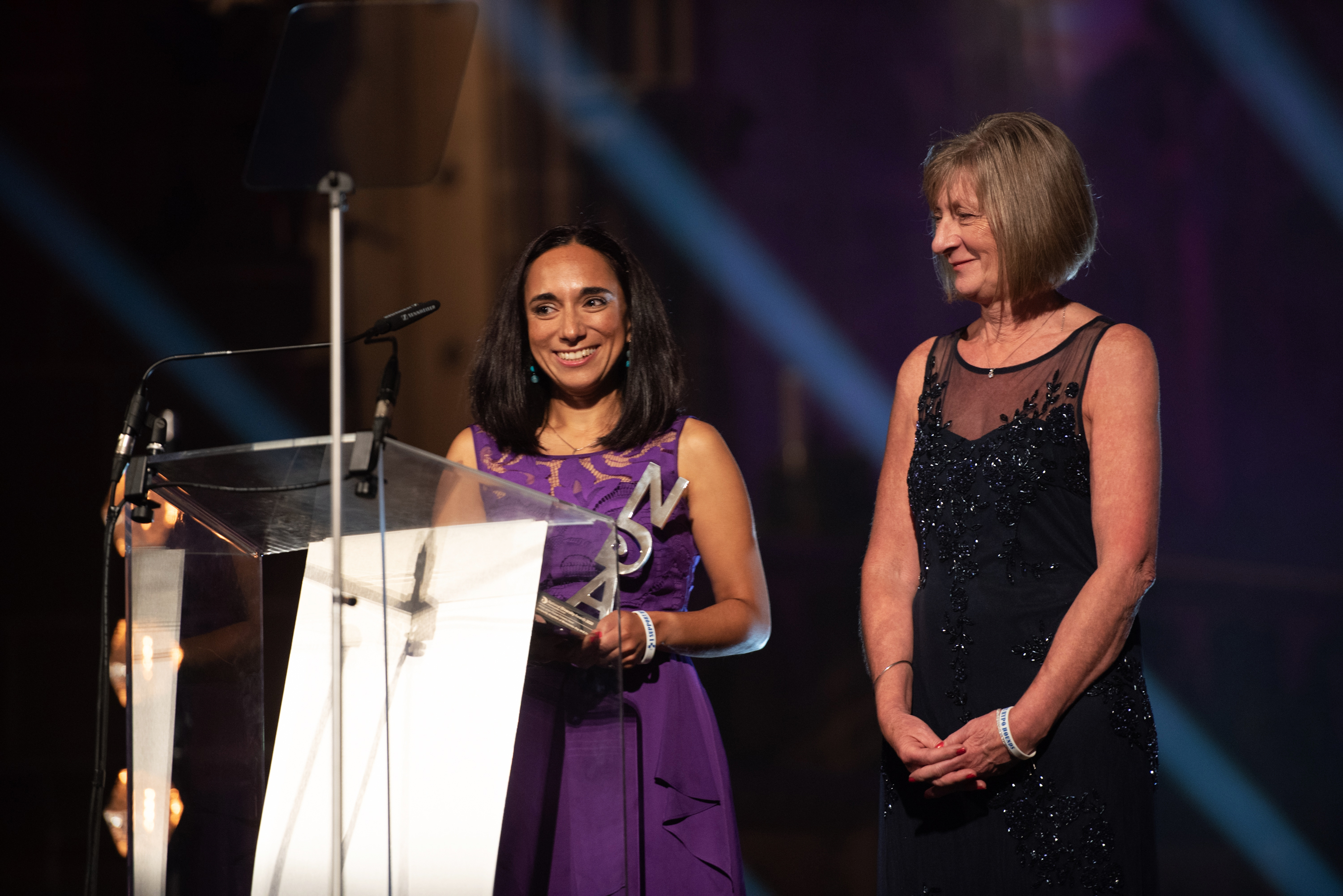 National Diversity Award Karmini McCann accepting awards for UHMBT Sept 2021.jpg