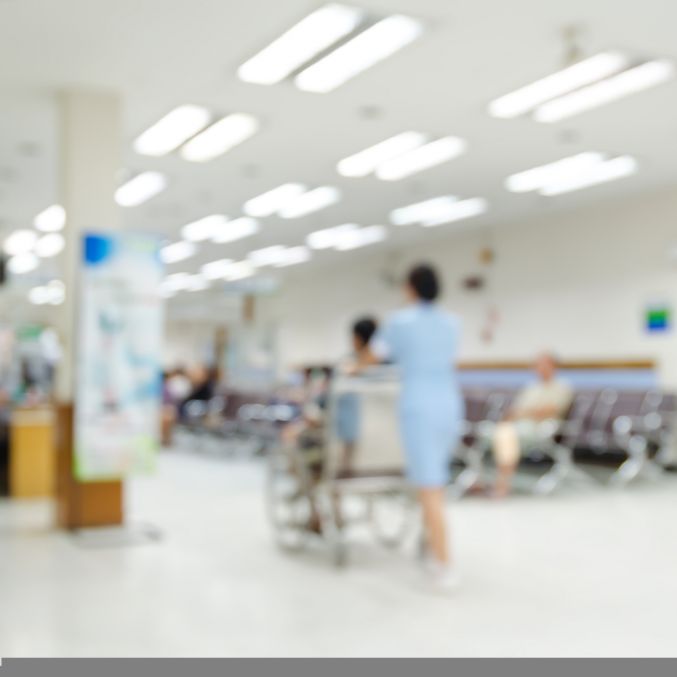 Shutterstock blurred hospital image
