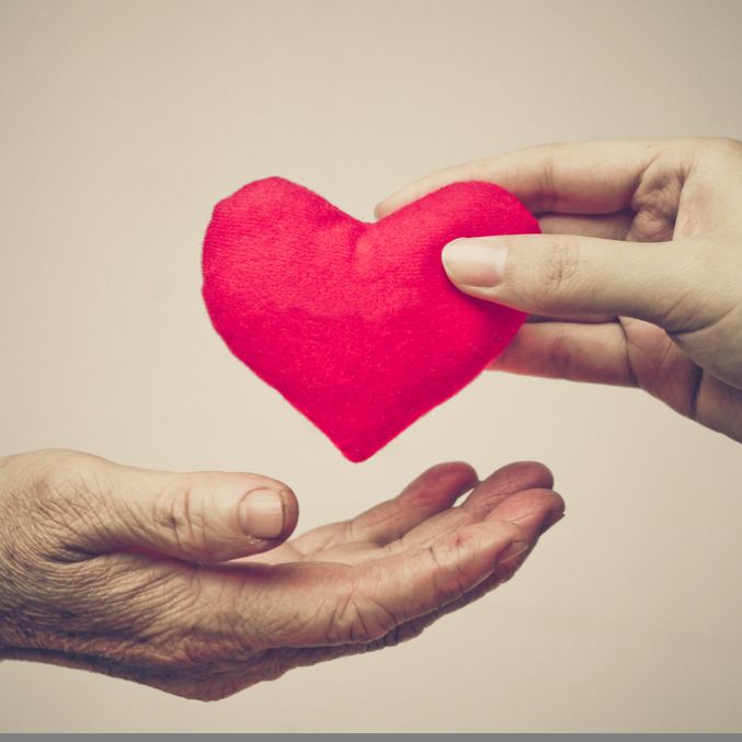 Shutterstock image holding hands
