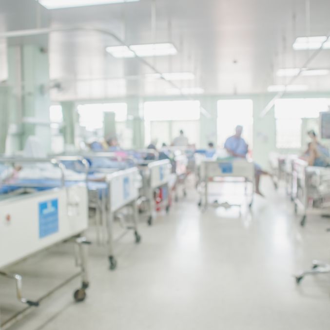 Shutterstock image of hospital ward
