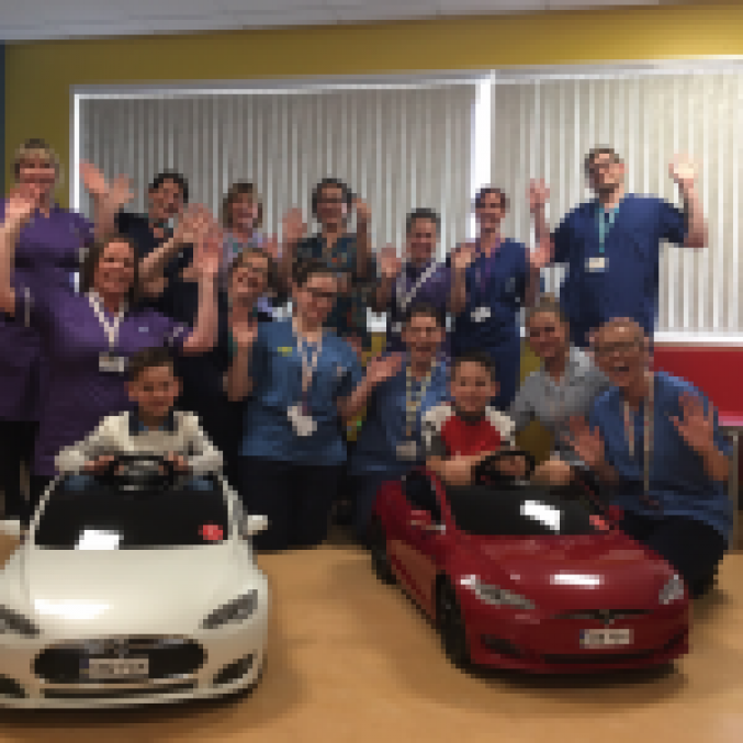 FGH Childrens ward fundraising cars
