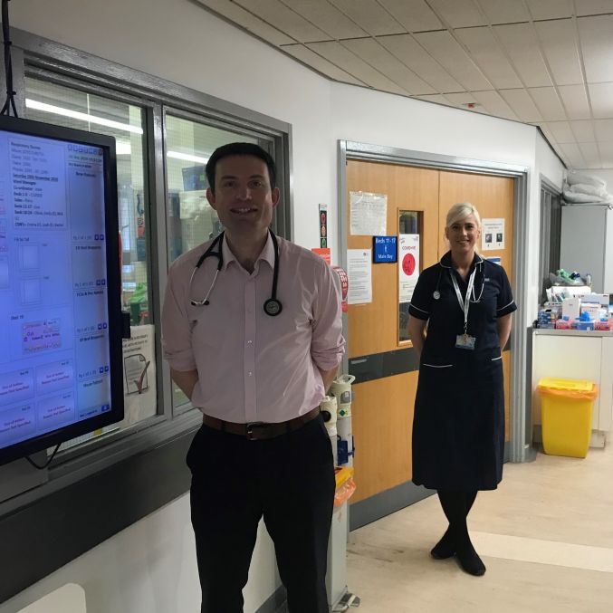 Dr Tim Gatheral and ILD Specialist Nurse Claire Lee UHMBT.jpg