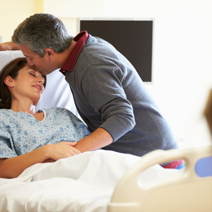 Shutterstock image of hospital visiting