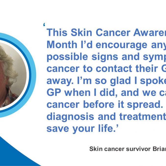 Skin Cancer Awareness Month quote card
